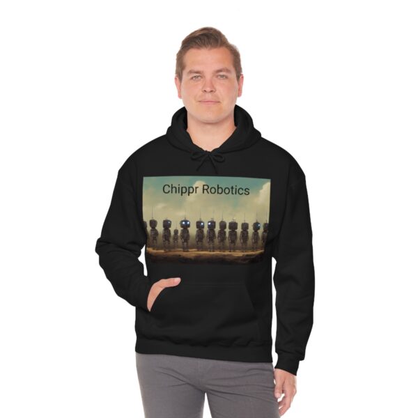 Robot Army - Unisex Heavy Blend™ Hooded Sweatshirt - Image 5