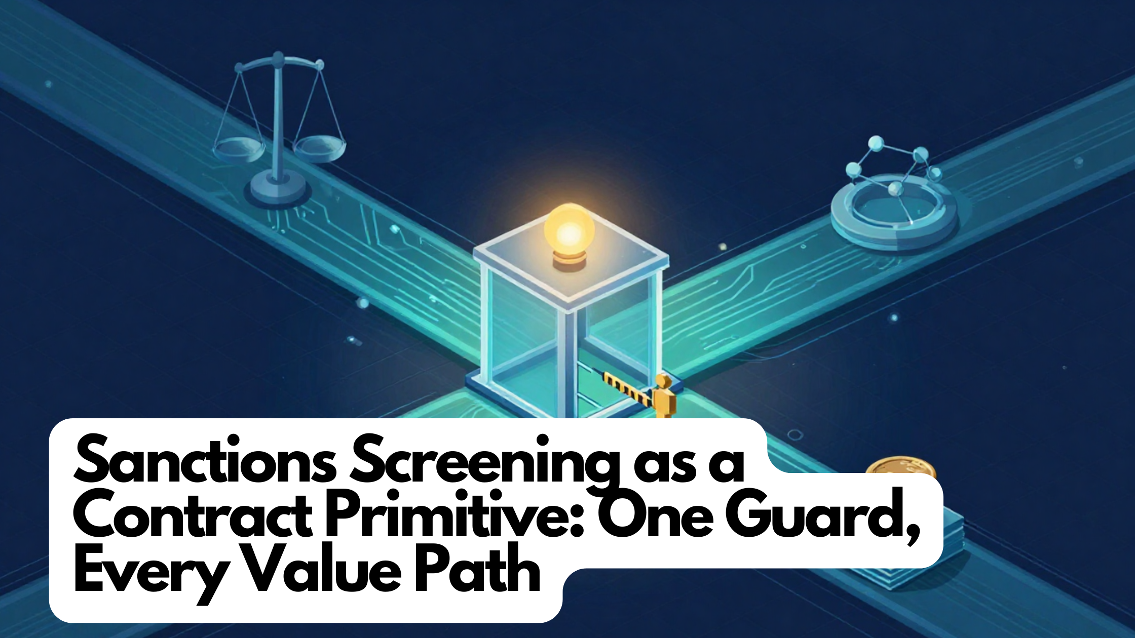Sanctions Screening as a Shared Building Block: One Guard, Every Money Path