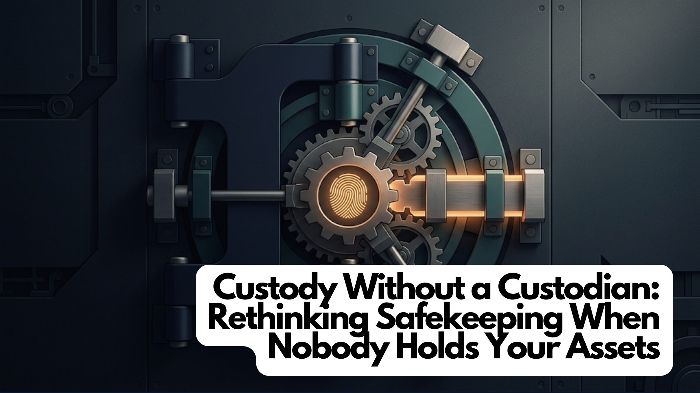 Custody Without a Custodian: Rethinking Safekeeping When Nobody Holds Your Assets