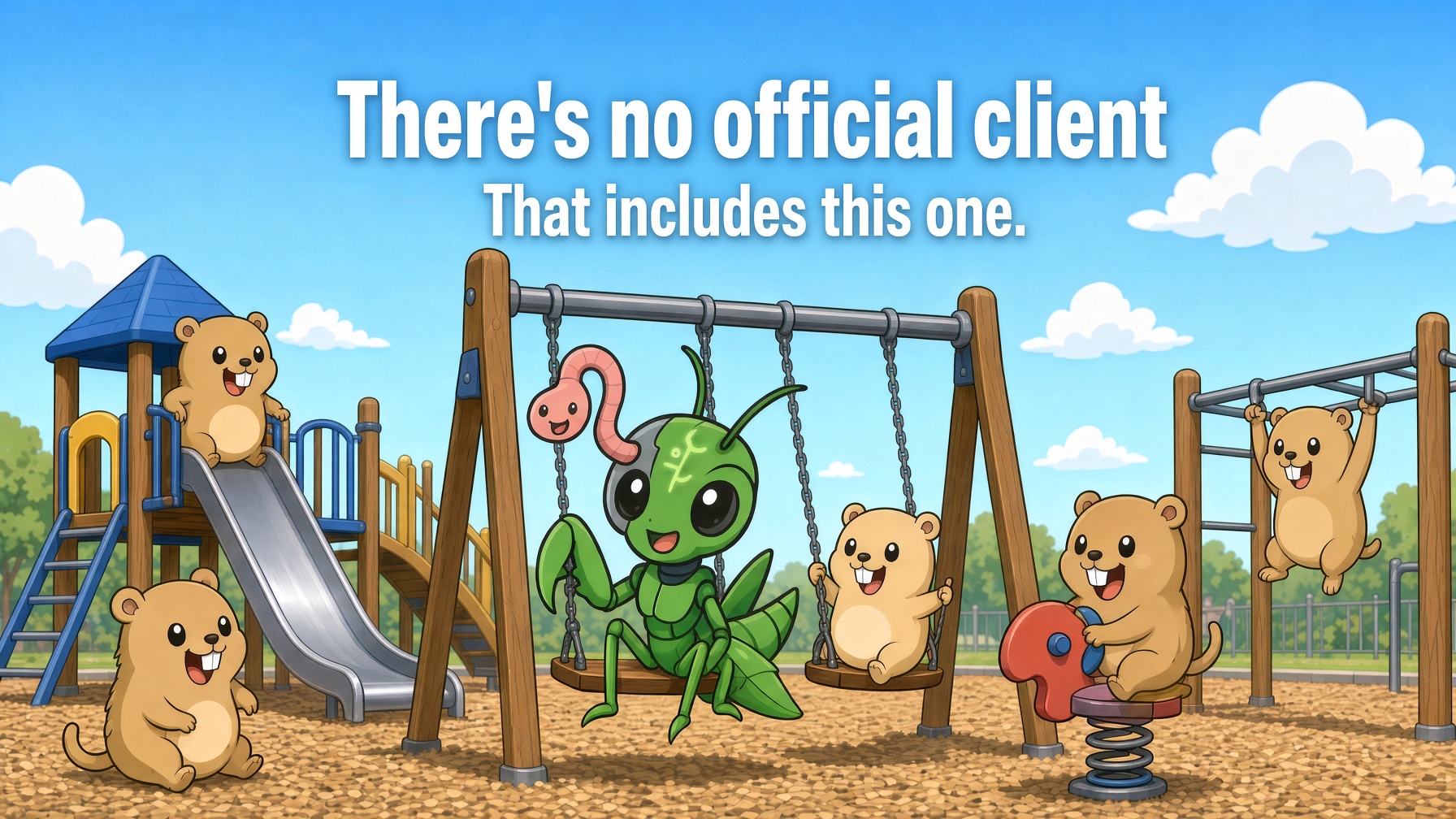 There’s no official ETC client